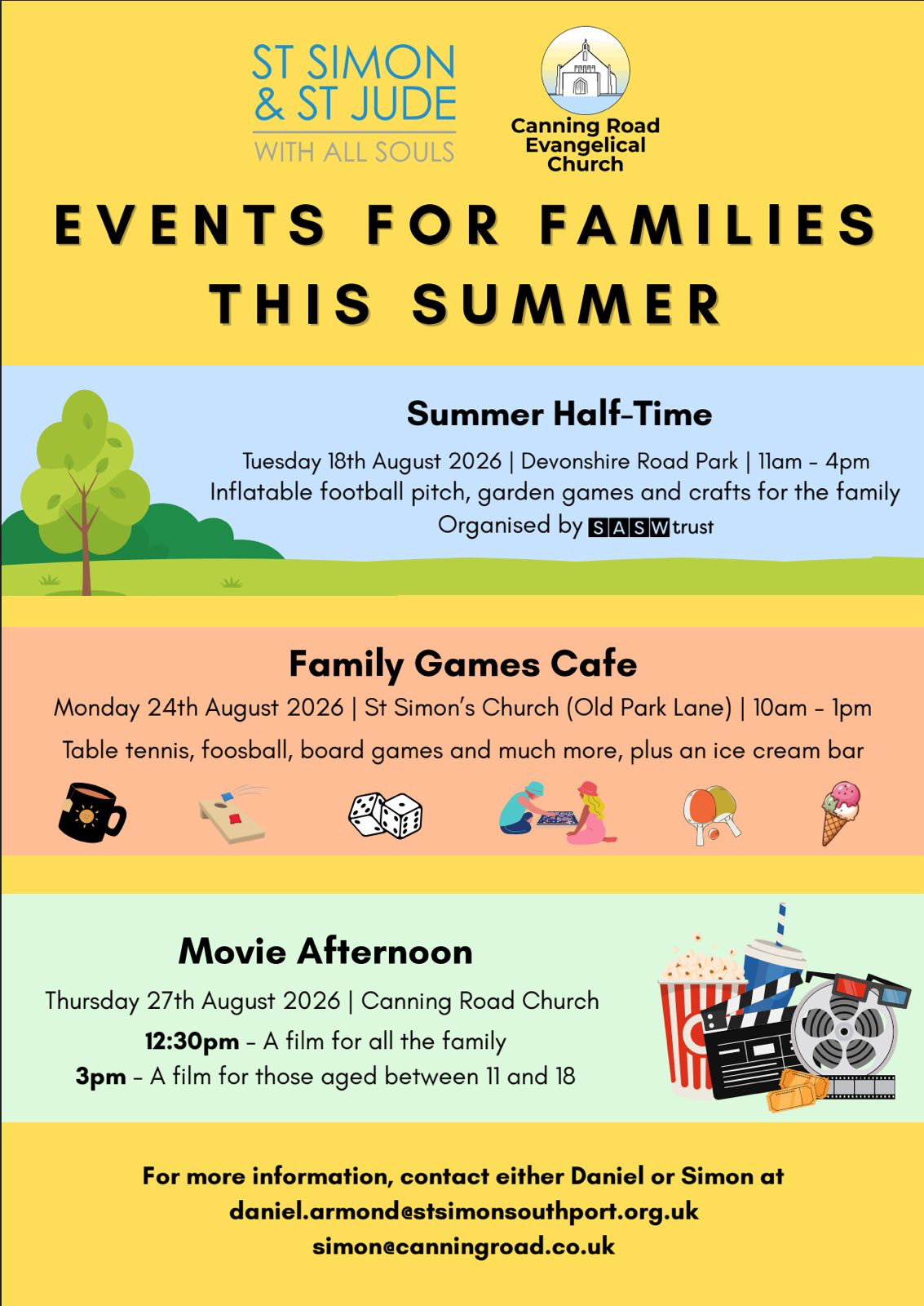 Summer family Events - Summer Half-time