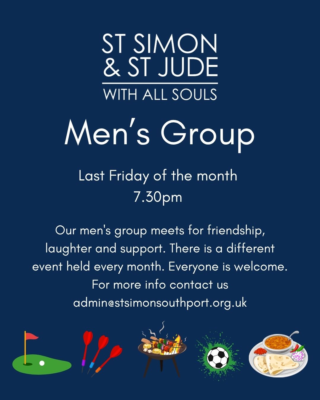 Men's group - Darts & Curry 